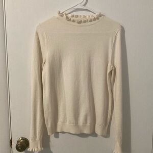 Boden ruffle sweater - size 6